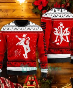 Michael Jackson Red Ugly Christmas Sweater Best Gift For Fans