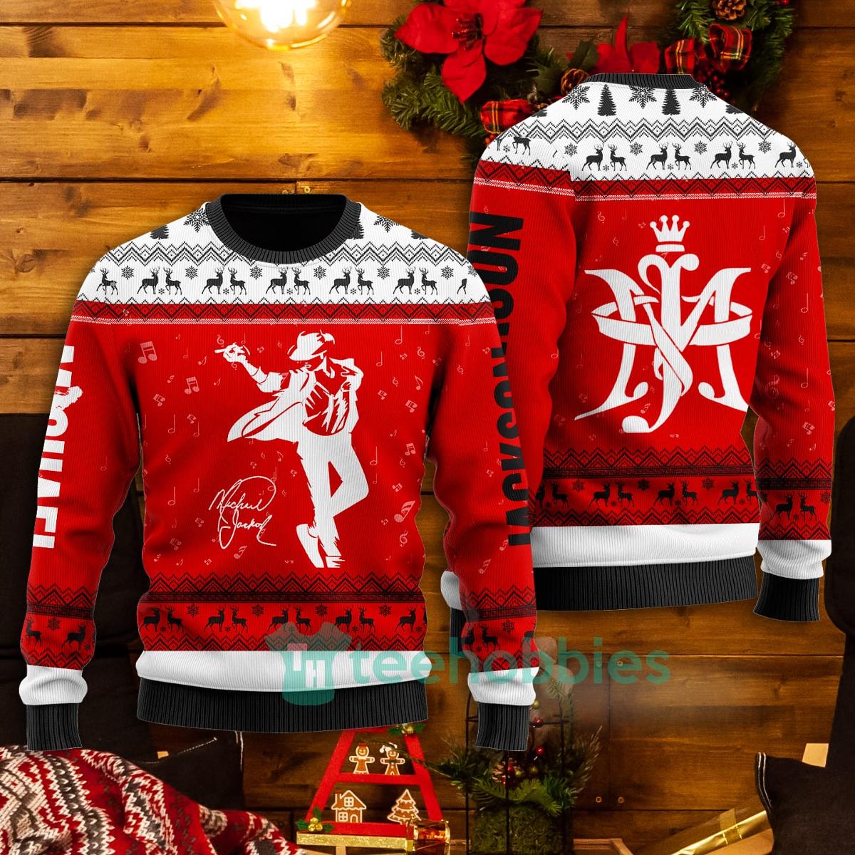 Michael Jackson Ugly Christmas Sweater