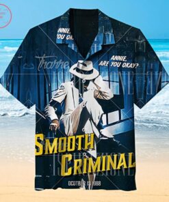 Michael Jackson Smooth Criminal Vintage Style Hawaiian Shirt Best Outfit For Fans