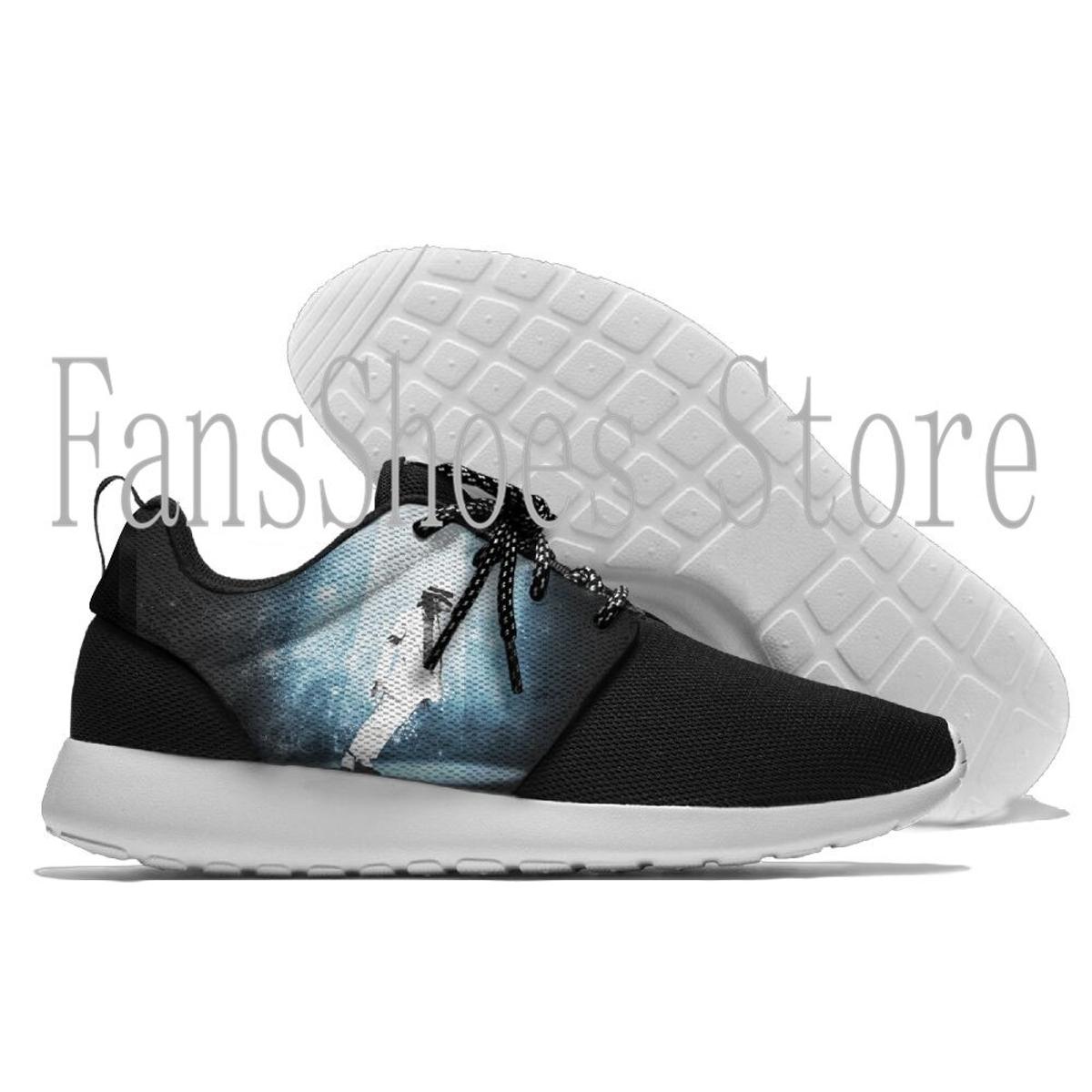 Michael Jackson Black Running Shoes For Fans