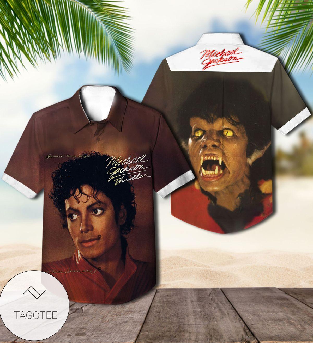 Michael Jackson Vampire Thriller Single Hawaiian Shirt Best Vintage Outfit For Fans