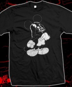 Mickey Mouse And Darth Vader Star Wars Parody T-shirt Gift For Fans