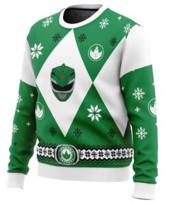 Mighty Morphin Power Rangers Green Ranger Unisex Ugly Christmas Sweater Best Holiday Gift For Fans 2