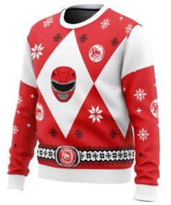 Mighty Morphin Power Rangers Red Ugly Sweater 2