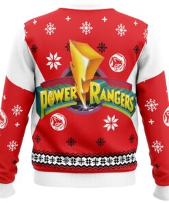 Mighty Morphin Power Rangers Red Ugly Sweater 4