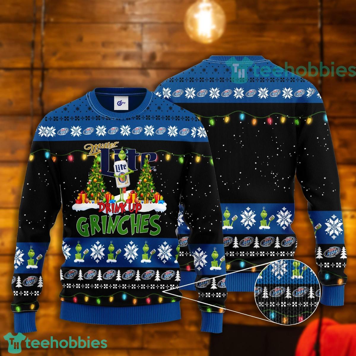 Miller Lite I Will Drink Ugly Christmas Sweater