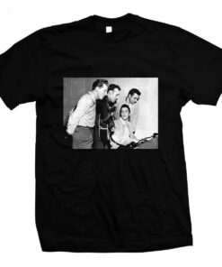 Million Dollar Quartet Legends Elvis Presley Jerry Lee Lewis Carl Perkins Johnny Cash T-shirt