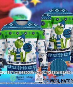 Minnesota Timberwolves The Grinch Ugly Christmas Sweater Best Gift For Fans