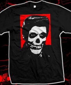 Misfits Rock Band Crimson Ghost Elvis Presley Graphic T-shirt