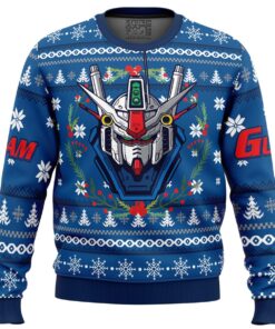 Gundam Helmet Xmas Sweater