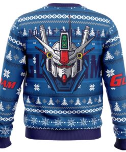 Mobile Suit Rx 78 Gundam Bandai Blue Christmas Sweater Xmas Outfit For Fans 4