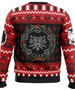 Monster The Witcher Xmas Style Ugly Christmas Sweater Best Holiday Gift For Fans 4