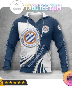 Montpellier H?rault SC Custom Name Mickey Zip Hoodie Gifts For Lovers