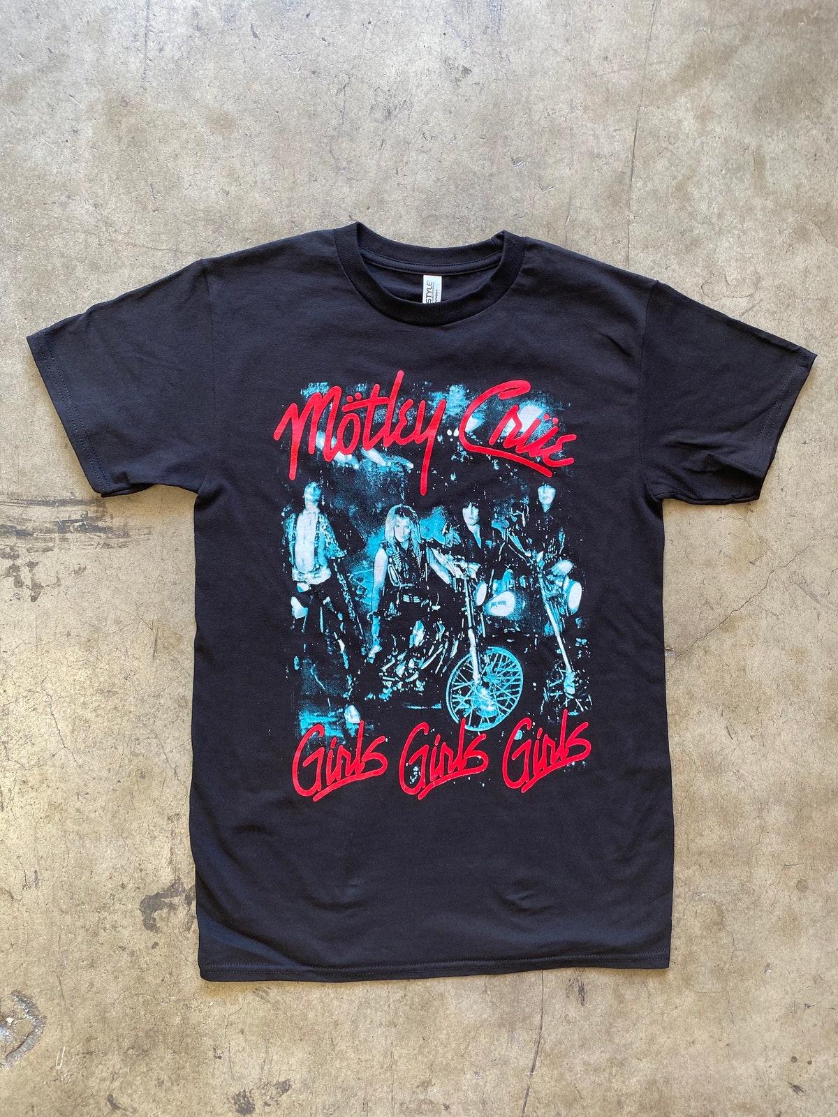 Motley Crue Girls Girls Girls Vintage T-shirt Best Gifts For Heavy Metal Fans