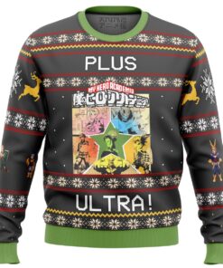 My Hero Academia Boku No Plus Ultra Funny Ugly Christmas Sweater