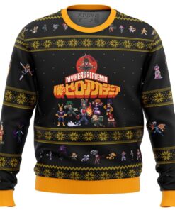 My Hero Academia Unbreakable Red Riot Ugly Christmas Sweater Xmas Outfit For Fans