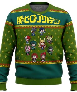 My Hero Academia Unbreakable Red Riot Ugly Christmas Sweater Xmas Outfit For Fans