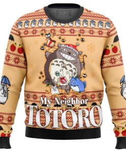 My Neighbor Totoro Friends Christmas Sweater For Men And Women