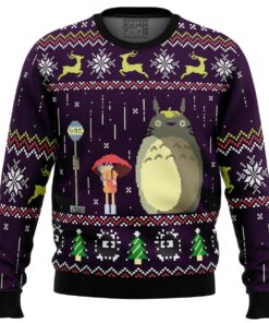 My Neighbor Totoro Funny Ugly Christmas Sweater Best Gift For Studio Ghibli Fans