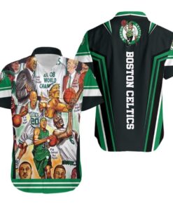Nba Boston Celtics Legend Players Vintage Hawaiian Shirt Best Gift For Fans
