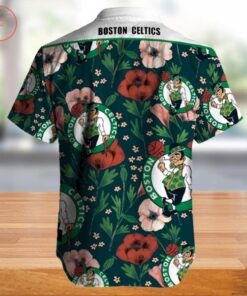 Nba Boston Celtics Logo Floral Aloha Shirt Size From S To 5xl 3