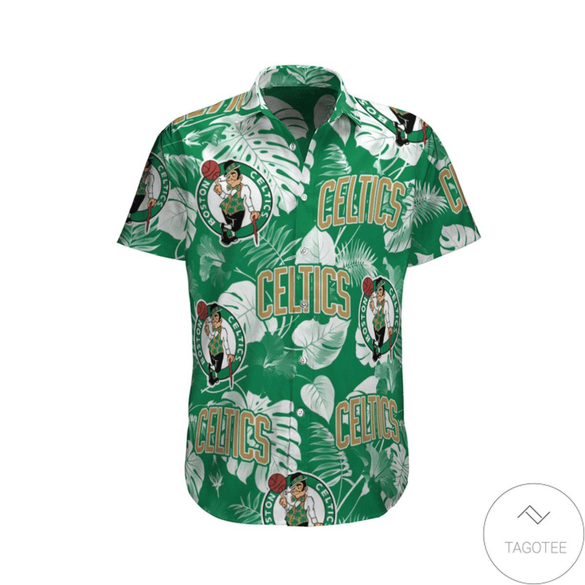 Boston Celtics Special Design Vintage Hawaiian Shirt Best Gift For Nba Basketball Fans