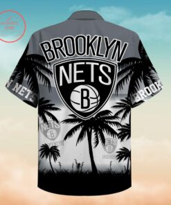 Nba Brooklyn Nets Summer Palm Trees Tropical Aloha Shirt Best Gifts Ideas