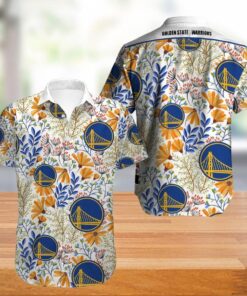 Nba Golden State Warriors Tropical Floral Aloha Shirt Funny Gift For Fans