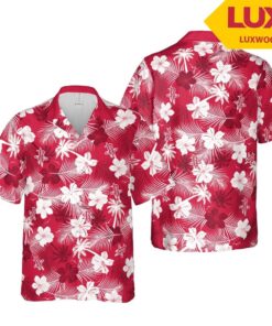 Nba Houston Rockets Hot Pink White Flowers Aloha Shirt Best Hawaiian Outfit