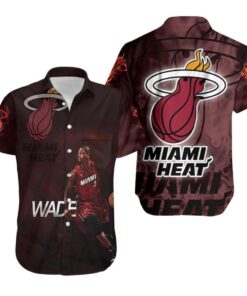 Nba Miami Heat Legend  Dwyane Wade Unisex Hawaiian Shirt Best Gift For Basketball Fans