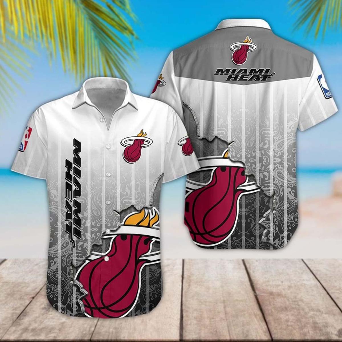 Miami Heat Summer Hibicus Patterns Floral Aloha Shirt Best Hawaiian Outfit For Nba Fans