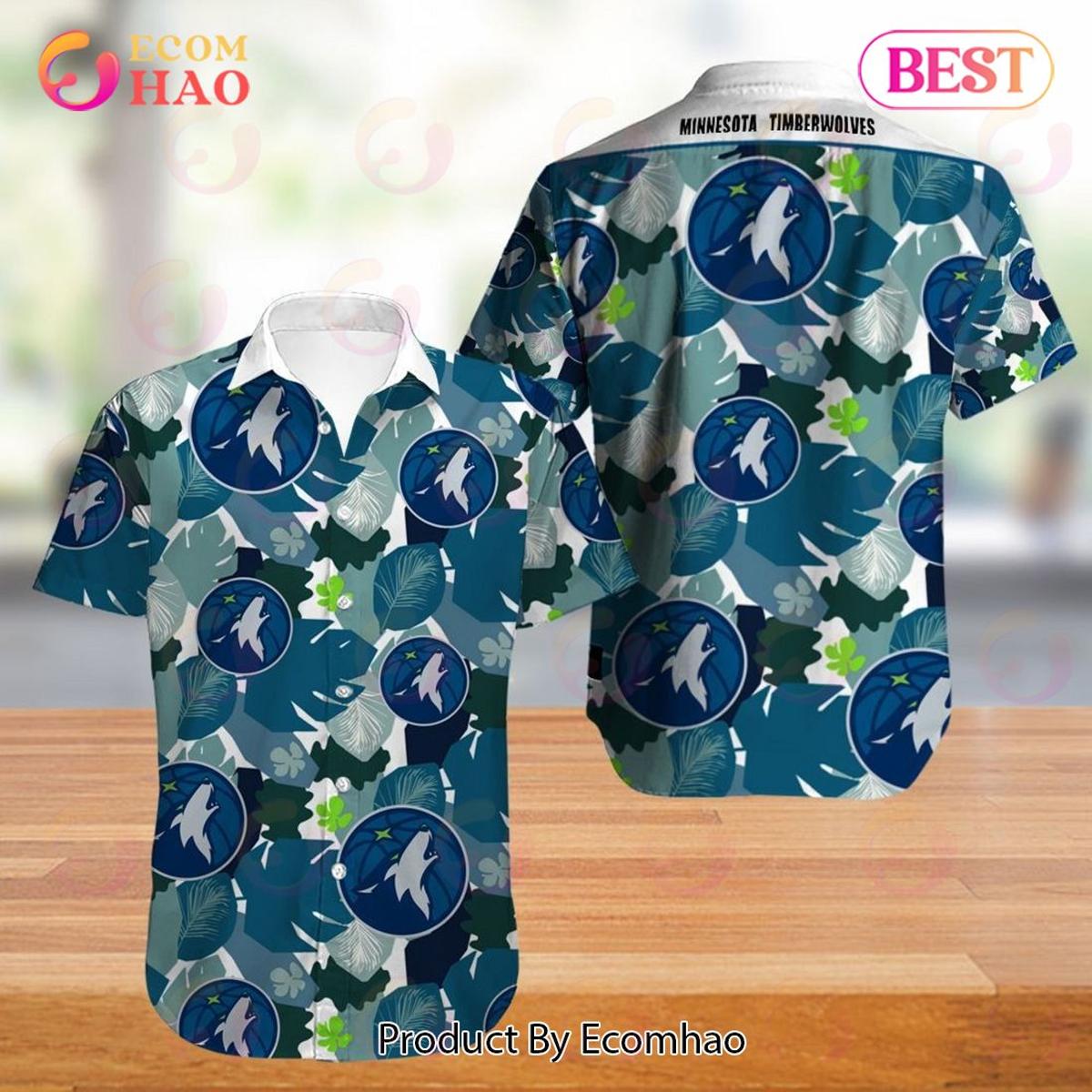 Minnesota Timberwolves Summer Patterns Tropical Hawaiian Shirt Gifts For Nba Fans