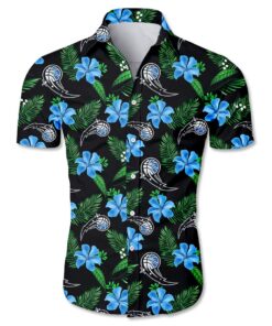 Nba Orlando Magic Logo Tropical Floral Hawaiian Shirt Best Gift For Fans