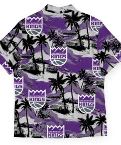 Nba Sacramento Kings Palm Trees Car Purple Aloha Shirt Best Outfit For Fans 3