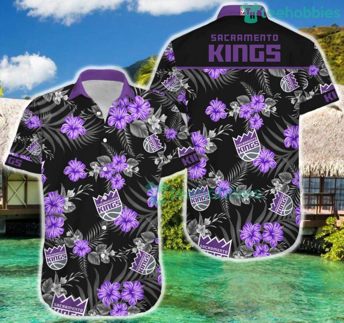 Nba Sacramento Kings Tropical Floral Aloha Shirt Best Gift For Fans