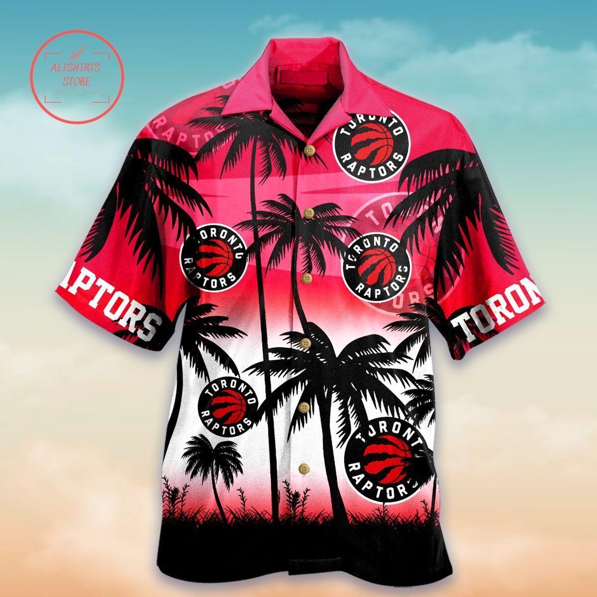 Nba Toronto Raptors Logo With Lv Patterns Vintage Hawaiian Shirt Best Fans Gift