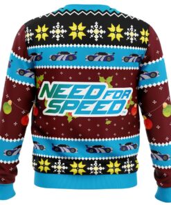 Need For Speed Mens Ugly Christmas Sweater