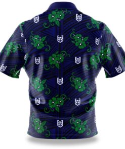 New Zealand Warriors Blue Tropical Aloha Shirt Gifts For Fans 2