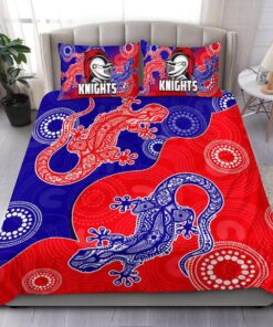 Newcastle Knights Aboriginal Red Doona Cover 1