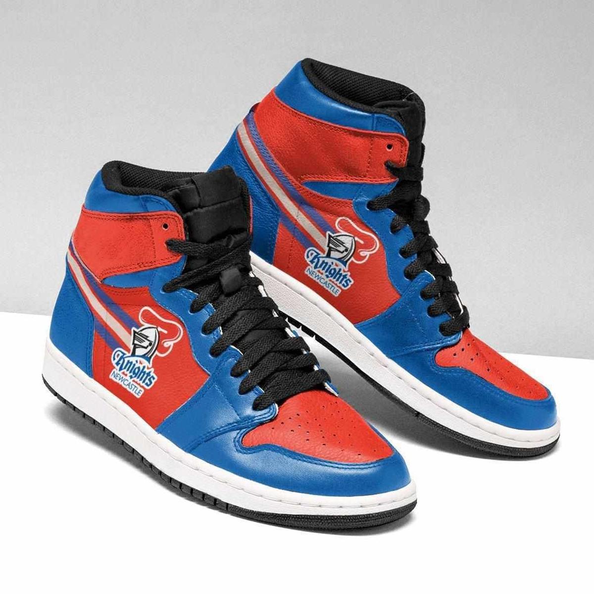 St. George Illawarra Dragons Red Black Air Jordan 1 High Sneakers Gift