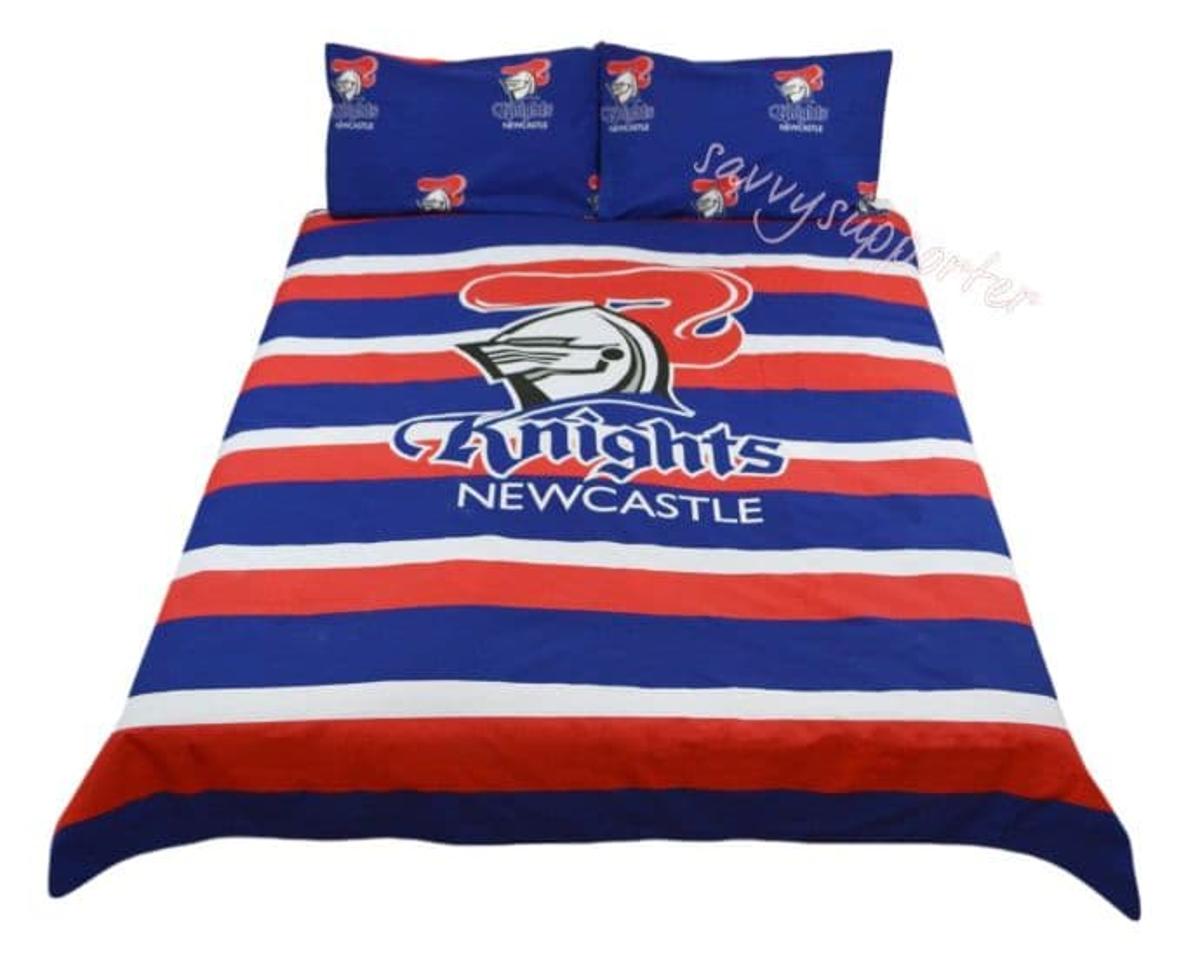 Newcastle Knights Blue Re Doona Cover Gifts For Lovers