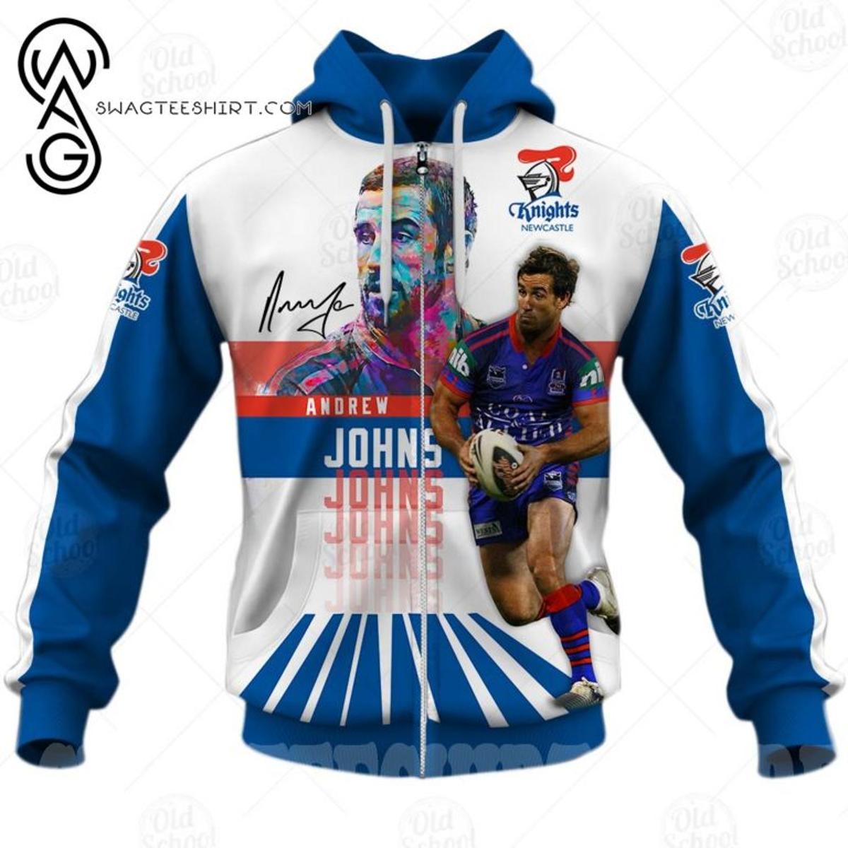 Newcastle Knights Custom Name Number Anzac Day Zip Hoodie Gifts For Lovers