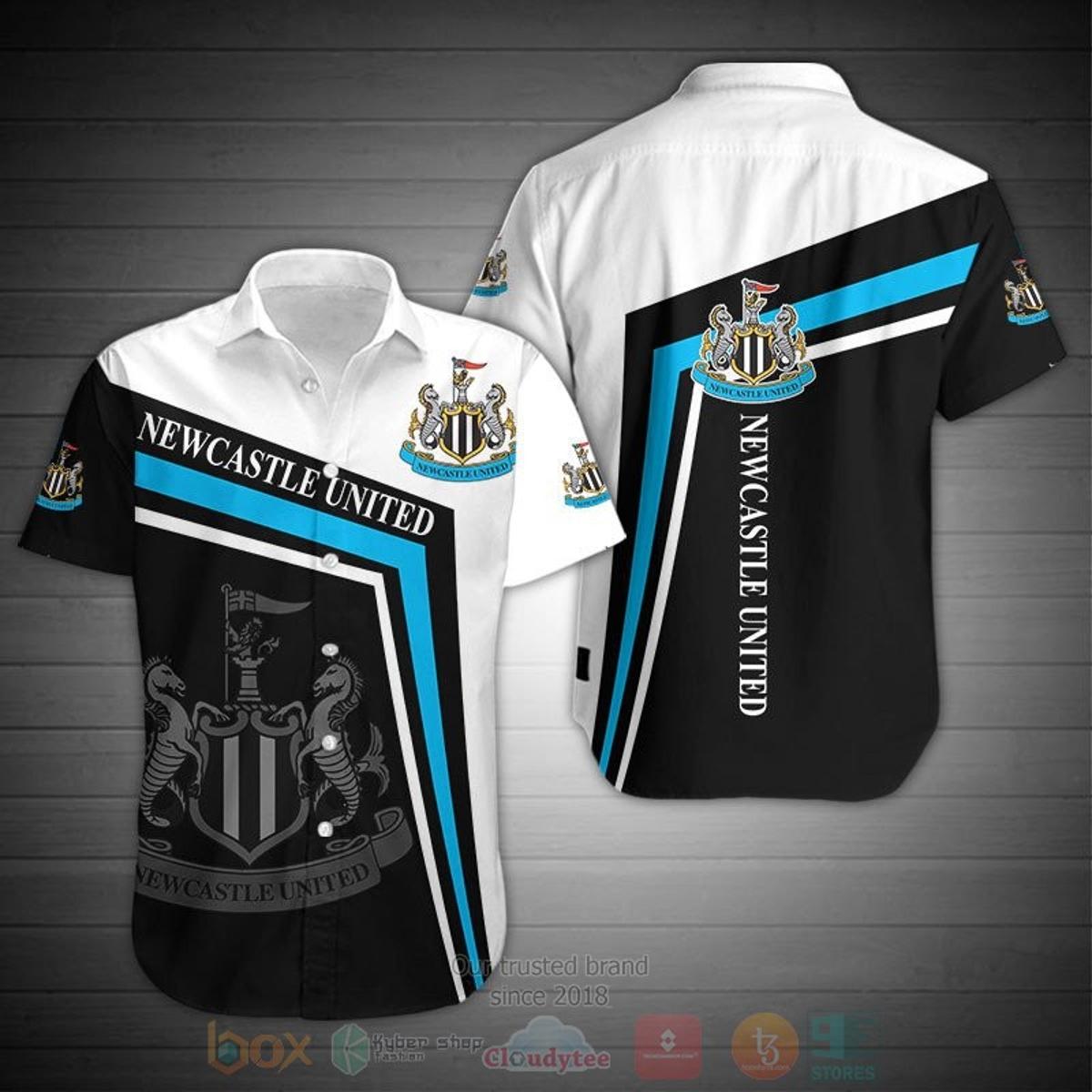 Newcastle United Fc Simple Style Best Hawaiian Shirt For Football Fans