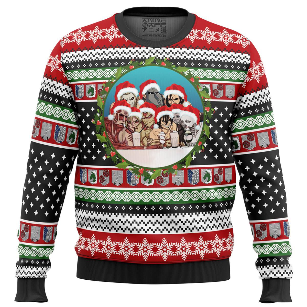 Levi Ackerman Attack On Titan Christmas Sweater For Men And Women