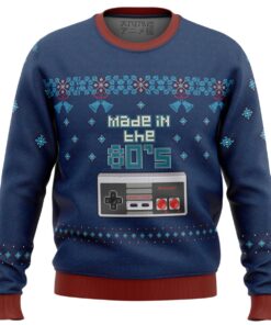 Nintendo Game Made In The 80s Ugly Xmas Sweater Best Holiday Gift For Men Women