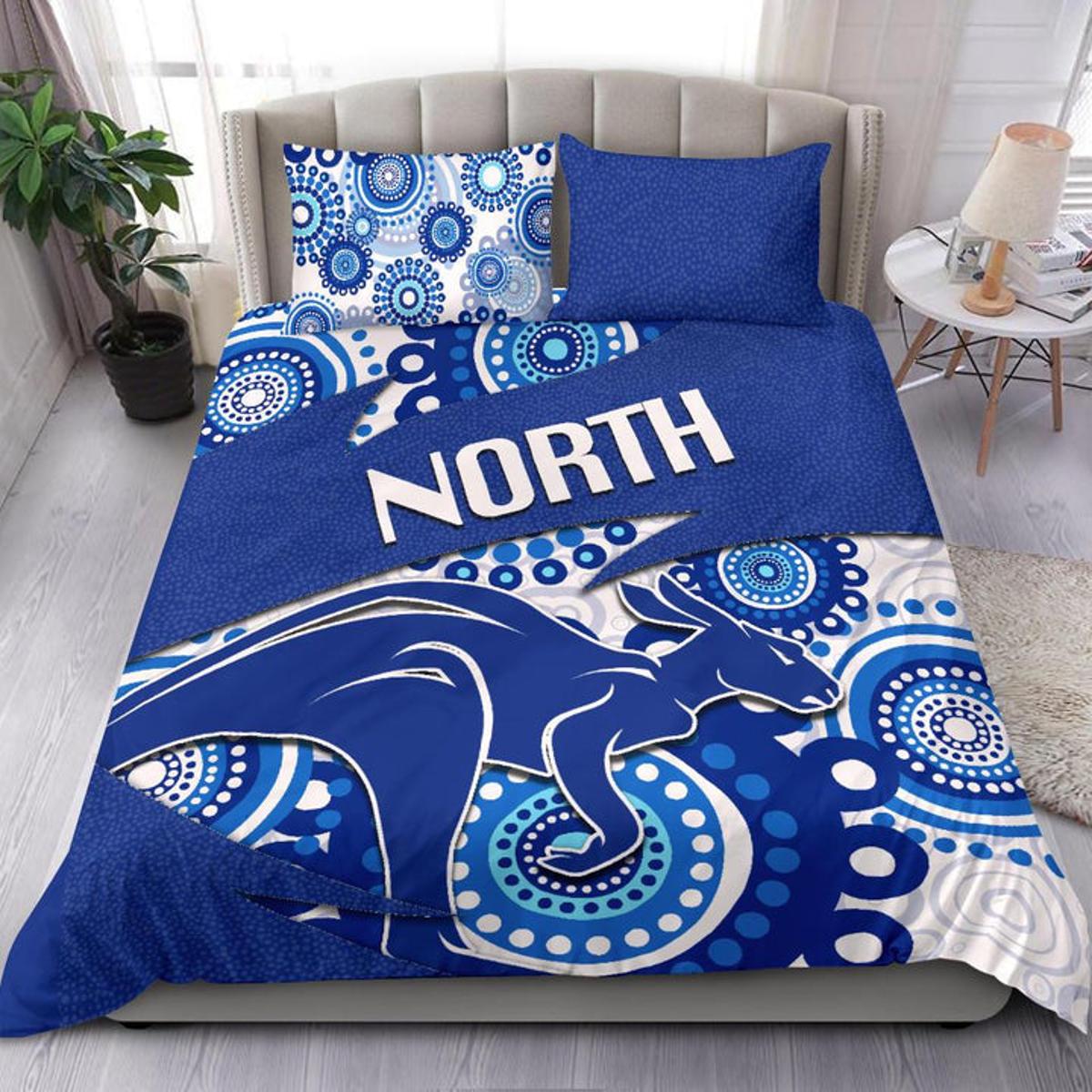 North Melbourne Kangaroos Aboriginal Doona Cover