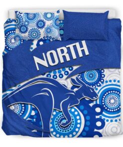 North Melbourne Kangaroos Aboriginal Doona Cover 4