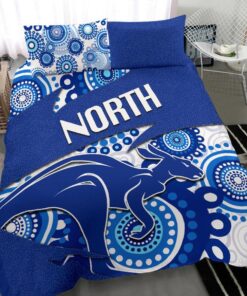 North Melbourne Kangaroos Aboriginal Doona Cover 5