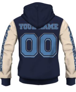 North Melbourne Kangaroos Custom Name Number Vintage Retro Best Zip Hoodie