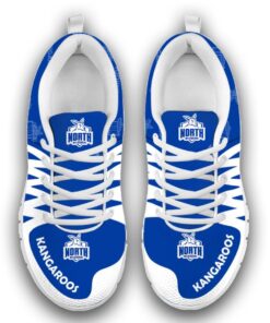 North Melbourne Kangaroos Royal Blue White Running Shoes Gift 3